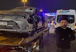 Zincirlikuyu’da makas atan sürücü zincirleme kazaya neden oldu