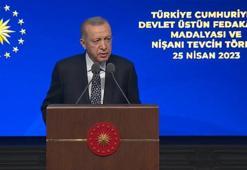 Cumhurbaşkanı Erdoğan: 55 bin kişiye madalya ve nişan takdim edilecek
