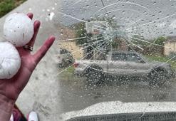 Beyzbol topu büyüklüğünde dolu yağdı! 100’den fazla araç ve çok sayıda bina hasar gördü
