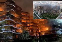 İzmir'de lüks sitede yangın! İbrahim Tatlıses detayı