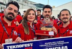 Felçliler için geliştirdikleri yatak Teknofest'te birinci oldu