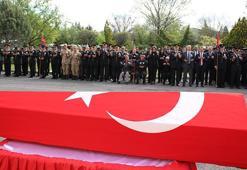 Nevşehir'de, kaza şehidi asker için tören