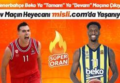 Fenerbahçe Beko - Olympiacos maçı Tek Maç ve Canlı Bahis seçenekleriyle Misli.com’da