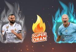 Real Madrid - Manchester City maçı Tek Maç ve Canlı Bahis seçenekleriyle Misli.com’da
