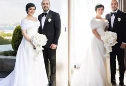 Ezgi Mola nikah sonrası paylaştı! Gelinliğine yorum yağdı