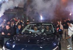 TOGG’u meşale ve konfetiler ile karşıladılar