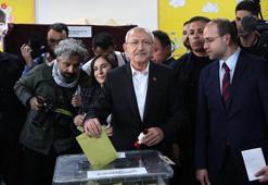 CHP lideri Kılıçdaroğlu, Ankara'da oyunu kullandı