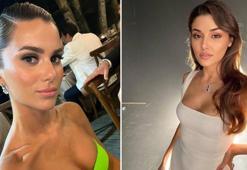 Nazlı Sabancı'nın ayakları dikkat çekti! 'Hande Erçel ile aynı'