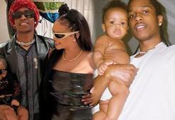 Rihanna ve rapçi ASAP Rocky'nin çifte kutlaması!