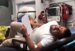 TBMM Başkanı, rahatsızlanınca pusulaları ambulansla teslim eden sandık başkanını tebrik etti