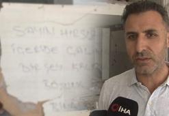 Depremzedenin hırsıza bıraktığı not şaşırttı