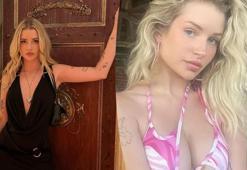 Lottie Moss verdiği pozla olay oldu! Bikini üstünü çıkardı