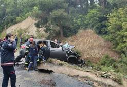 Tır çarptığı otomobili metrelerce sürükledi: 3 ölü, 2 yaralı!