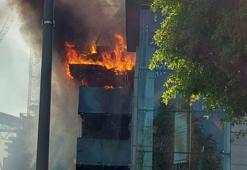 İstinye'de AVM'de yangın çıktı