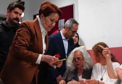 İYİ Parti Genel Başkanı Akşener oyunu kullandı