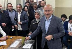 Bakan Karaismailoğlu, Trabzon’da oyunu kullandı