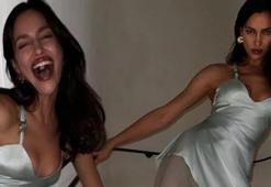 Irina Shayk'ın stili dikkat çekti! 'Arşivi açtığınız için teşekkür ederim'