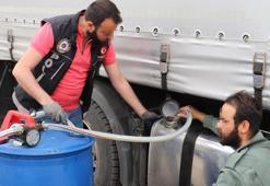 'Kanas' ile aramada TIR'da, 537 kilo likit metamfetamin ele geçirildi