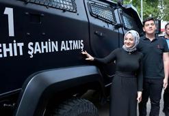 Şehit polisin adı verilen zırhlı araç evine getirildi; ailesi duygulandı