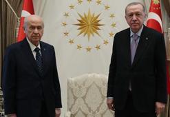Beştepe'de önemli görüşme! Cumhurbaşkanı Erdoğan, Bahçeli ile bir araya geldi.