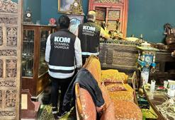 İstanbul'da tarihi eser operasyonu! Fil dişi tespih bulundu