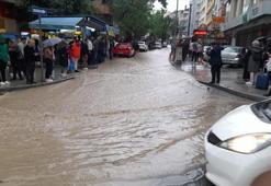 Sağanak yağış ve dolu Ankara'da etkili oldu! Sokakları sel aldı, caddeleri fareler bastı...