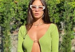 Demet Özdemir'den leopar bikinili poz! 'Ateş gibi yaktın geçtin'