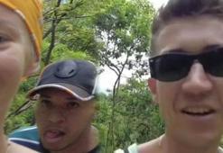 Turistlerin rüya tatili kabusa döndü! Dehşete düşüren görüntülere kameraya takıldı...