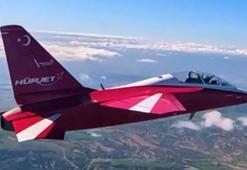 Hürjet özel uçuş gerçekleştirdi! İlk kez görüntülendi