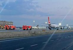 İniş takımları kapanmayan THY uçağı Frankfurt'a geri döndü
