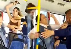 Belediye otobüsünde ortalık karıştı! İki grup arasında kavga