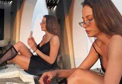 Serenay Sarıkaya'dan yeni pozlar geldi, sosyal medya yıkıldı