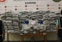 Edirne’de son bir haftada 462 kilo uyuşturucu ele geçti; 47 gözaltı
