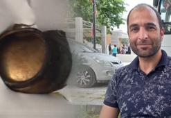 Evde bomba gibi patladı! Bahçedeki konteyneri deldi geçti, karşı duvara saplandı