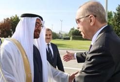 Cumhurbaşkanı Erdoğan BAE Devlet Başkanı ile görüştü