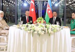 Cumhurbaşkanı Erdoğan, Azerbaycan'da Aliyev ile buluştu