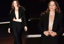 Serenay Sarıkaya frikik vermemek için bakın ne yaptı!