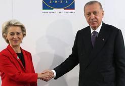 Cumhurbaşkanı Erdoğan, Avrupa Birliği Komisyonu Başkanı Ursula Von Der Leyen ile görüştü