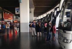 Otogarda bayram yoğunluğu başladı