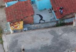 Bursa'da film gibi operasyon! Dronlar tespit etti, polisler çatılarda tek tek böyle yakaladı