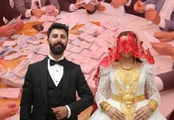 Takı töreni 5 saat sürdü! Damada 6 milyon lira, geline 4 kilo altın takıldı