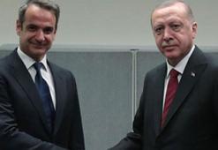 Cumhurbaşkanı Erdoğan Miçotakis'le görüştü