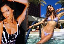 Alessandra Ambrosio pozlarıyla büyüledi!