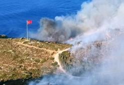 Ateş savaşçıları sadece alevlere değil gönüllere de su serpti