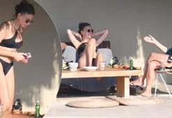 Serenay Sarıkaya gizemli arkadaşıyla Bodrum'da! Güneşi beraber batırdılar