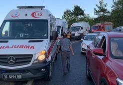 Bursa'da hafif ticari araç şarampole devrildi: 6 yaralı