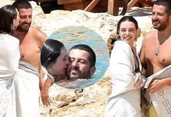 Melis Sezen ile Atilla Bingöl'ün aşkı tam gaz! Öpmeye doyamadılar