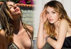 Melis Sezen'den dikkat çeken havuz başı pozu!