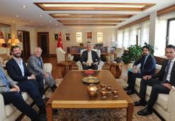 Bakan Ersoy, ünlü yapımcı James Brock ile bir araya geldi