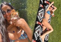 Demi Moore, fiziğiyle genç kızlara taş çıkardı!